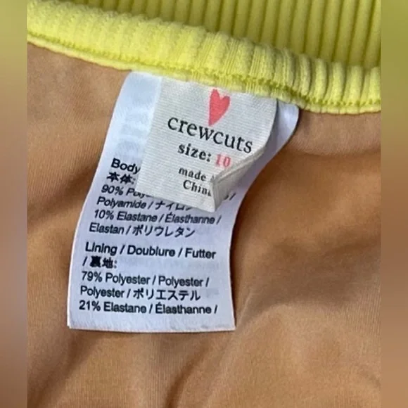 COPY - Crewcuts girls size 10 one piece swimsuit - Picture 3 of 3